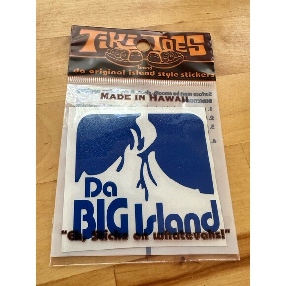 Tiki Toes 2” Hawaii Turtle Decal, Hawaiian Volcano And Islands Map Sticker Lot - Picture 4 of 4